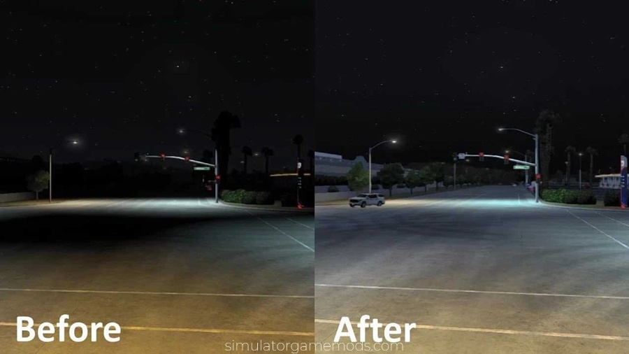 ATS - Brighter Nights mod