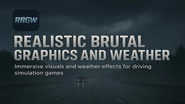 ATS – Realistic Brutal Graphics And Weather V9.0 (1.56)
