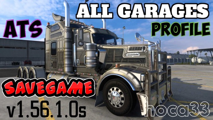 ATS – Savegame Profile (All Map DLCs Required) (1.56)