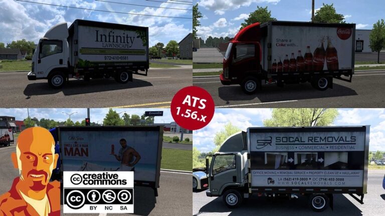 ATS – Box Truck Traffic Pack V1.0 (1.56)
