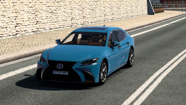 ETS2 1.56 – Lexus LS 500 F-Sport 2018 V1.9