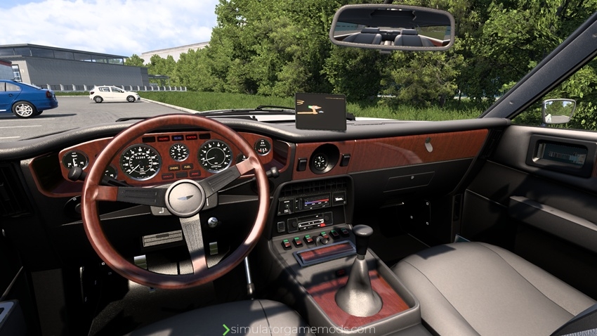ETS2 – Aston Martin V8 Vantage 1977 car mod