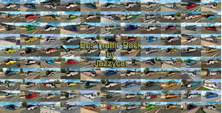 ETS2 – Bus Traffic Pack V18.1.8 (1.56)