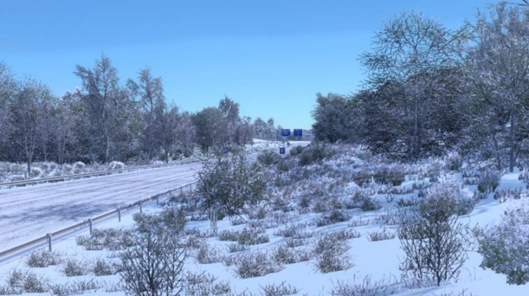 ETS2 – Frosty Winter Graphics and Weather Mod V10.3 (1.56)