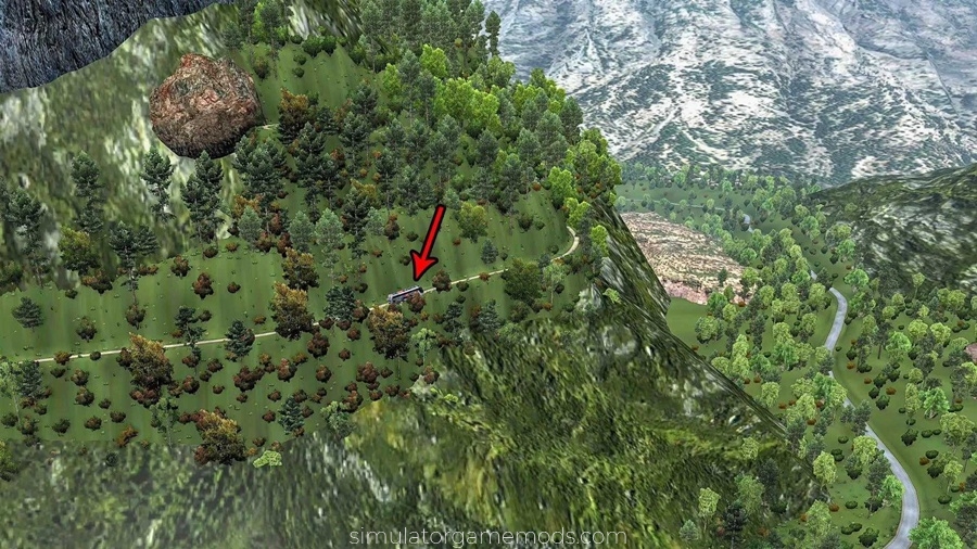 ETS2 - Peru Death Road Map mod