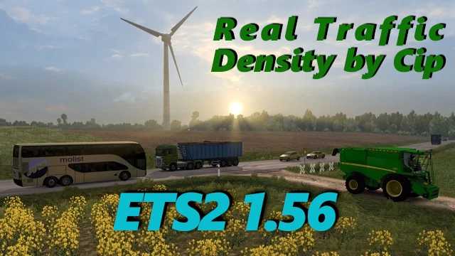 ETS2 1.56 – Real Traffic Density V1.56.a