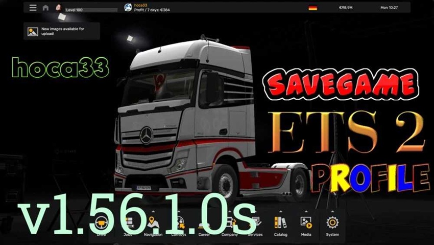 ETS2 Savegame Profile mod