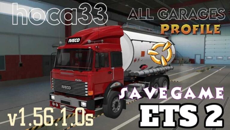 ETS2 – Save-Game Profile All Map DLCs Required (1.56)