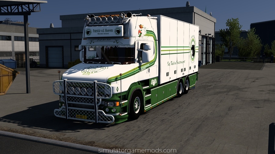 ETS2 – Scania T500 Tandem Patrick VD Hoeven + Trailer mod