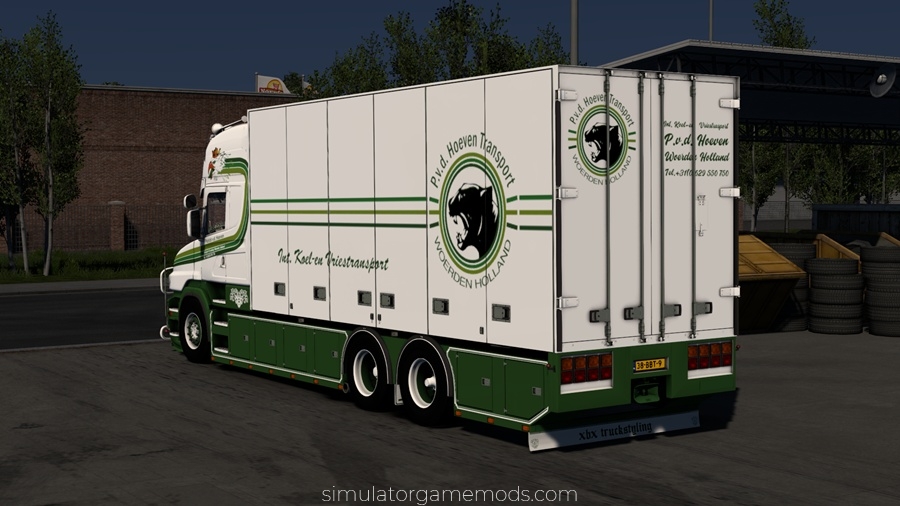 ETS2 – Scania T500 Tandem Patrick VD Hoeven + Trailer mod