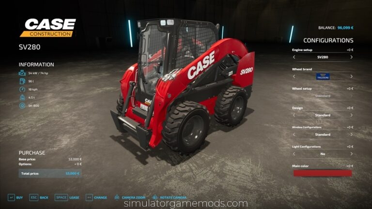 FS22 – Case Skid Steer Pack V1.0