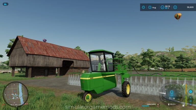 FS22 – John Deere 6000 Highboy Sprayer V2.0