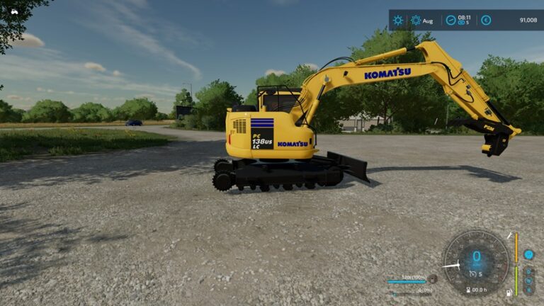 FS22 – Komatsu PC138USLC-11 Mini Excavator V1.0