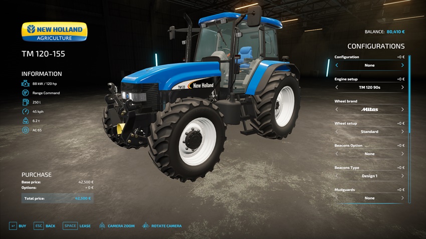 FS22 - New Holland TM190