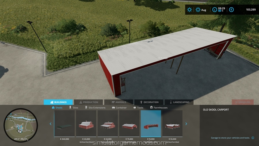 FS22 - Old Skool Building Pack