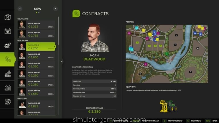 FS25 – Advanced Deadwood Missions