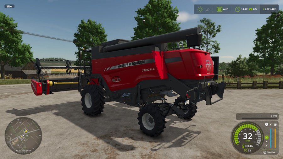 FS25 - Self Levelling AGCO Combines
