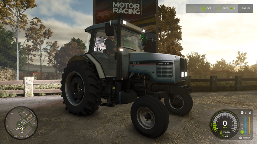 FS25 - Agco White 65-6810 2wd 4wd Tractor Pack