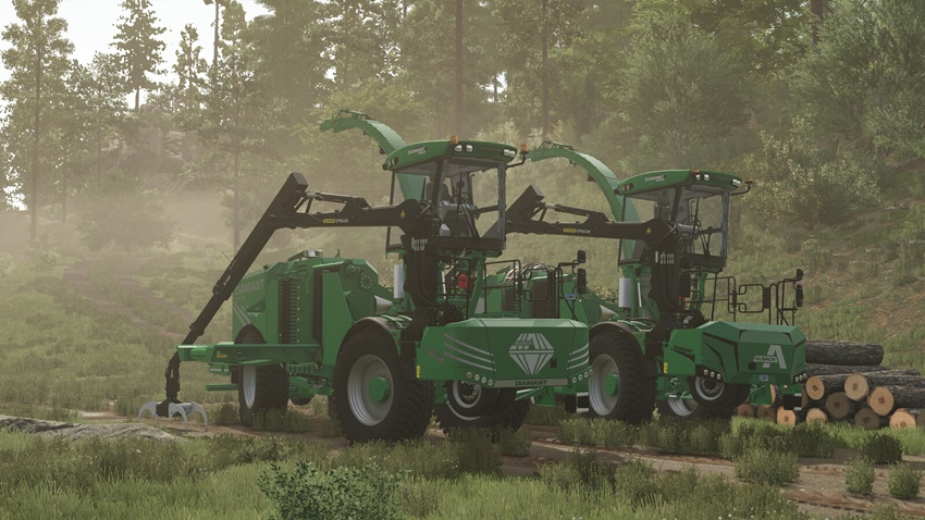 FS25 - Albach Diamant 2000 Wood Chiper