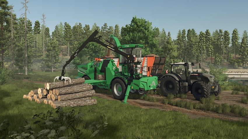 FS25 - Albach Diamant 2000 Wood Chiper