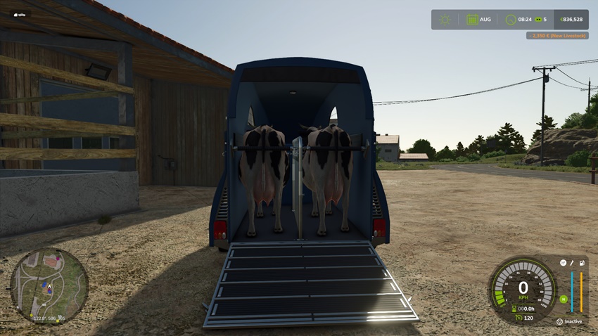 FS25 - Animal Transports Pickup and Trailer