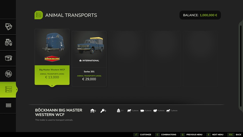 FS25 - Animal Transports Pickup and Trailer