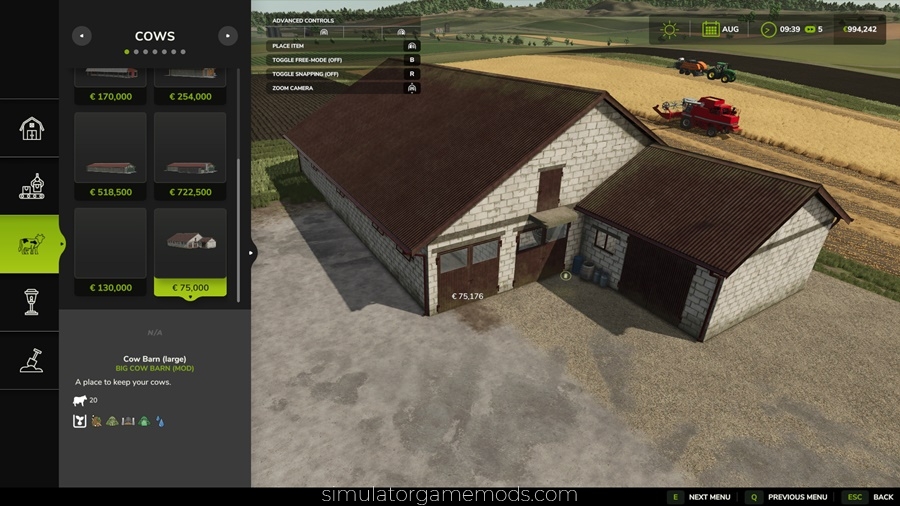 FS25 - Big Cow Barn