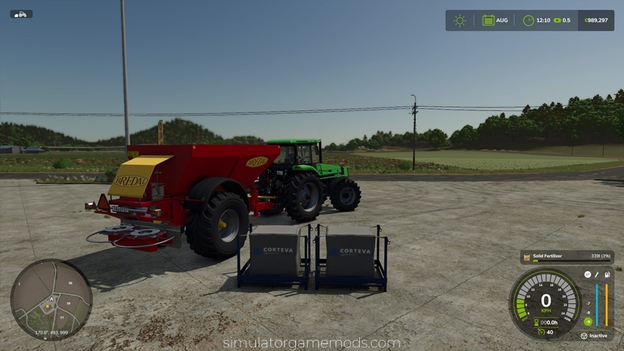 FS25 - Bredal K105 Spreader Load Fertilizer