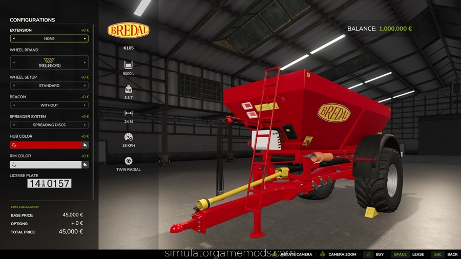 FS25 - Bredal K105 Spreader