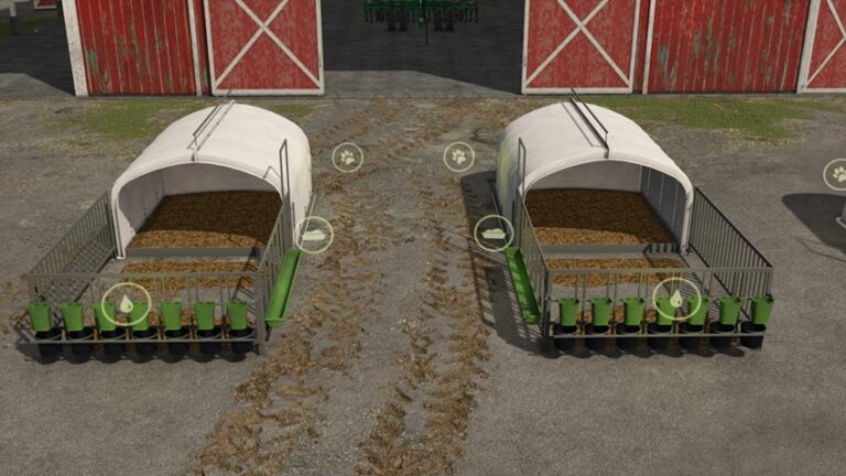 FS25 – Calf Hut Pack (Igloos for Calves) v1.0