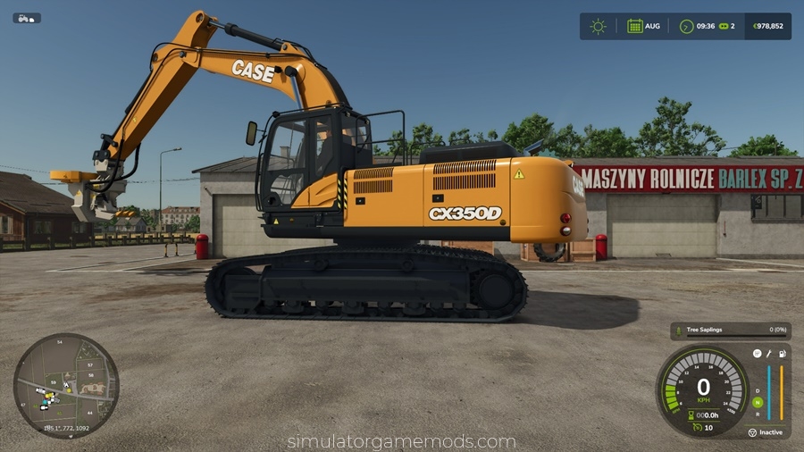 FS25 - Case CX350D Excavator Mod