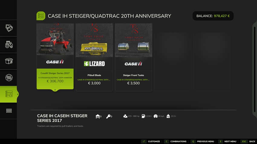 FS25 - Case IH Steiger Quadtrac 20th Anniversary