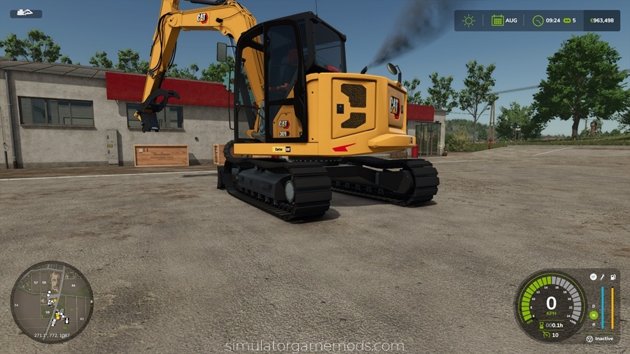 FS25 - CAT 309 CR Mini Excavator Mod