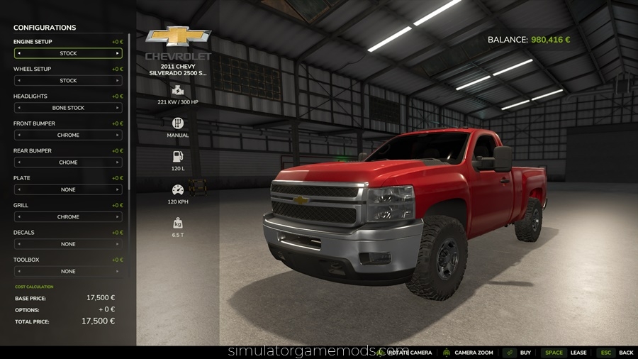 FS25 - Chevrolet Silverado 2500 Short Bed 2011