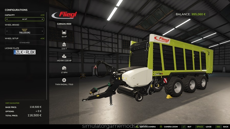 FS25 - Claas / Fliegl Trailer Pack