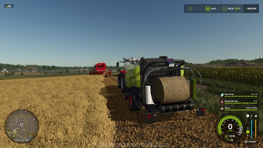 FS25 - Claas Rollant 455 Uniwrap Speedy