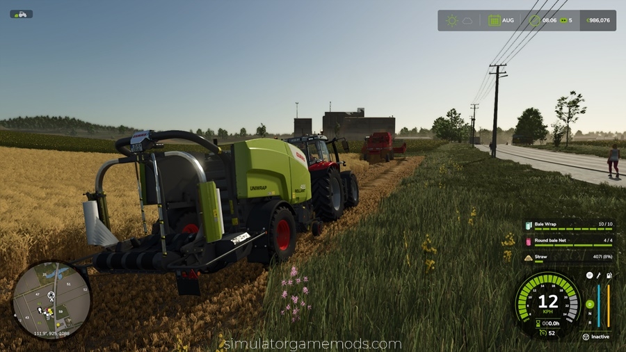 FS25 - Claas Rollant 455 Uniwrap Speedy
