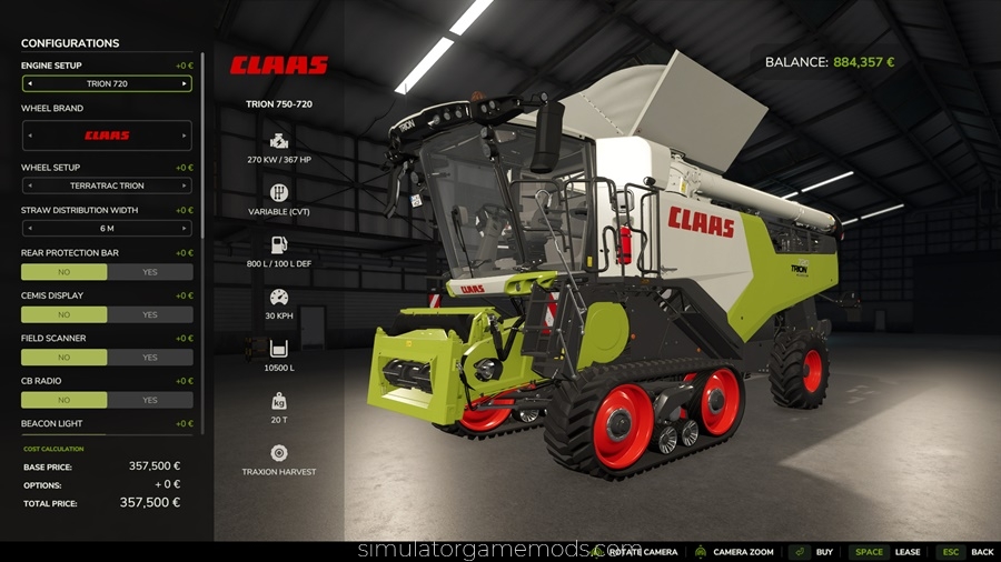 FS25 - Claas Trion Pack