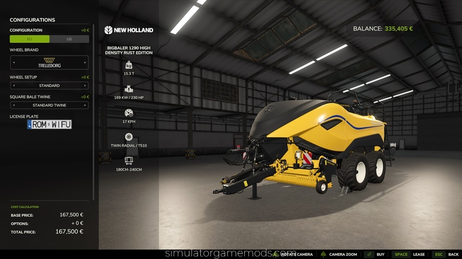 FS25 - CNH Square Balers Pack Rust Edition
