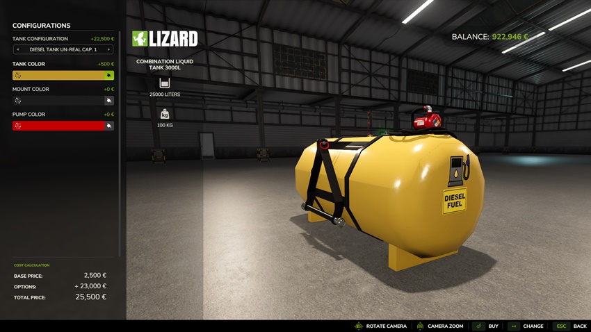 FS25 - Combination Liquid Tank 3000L
