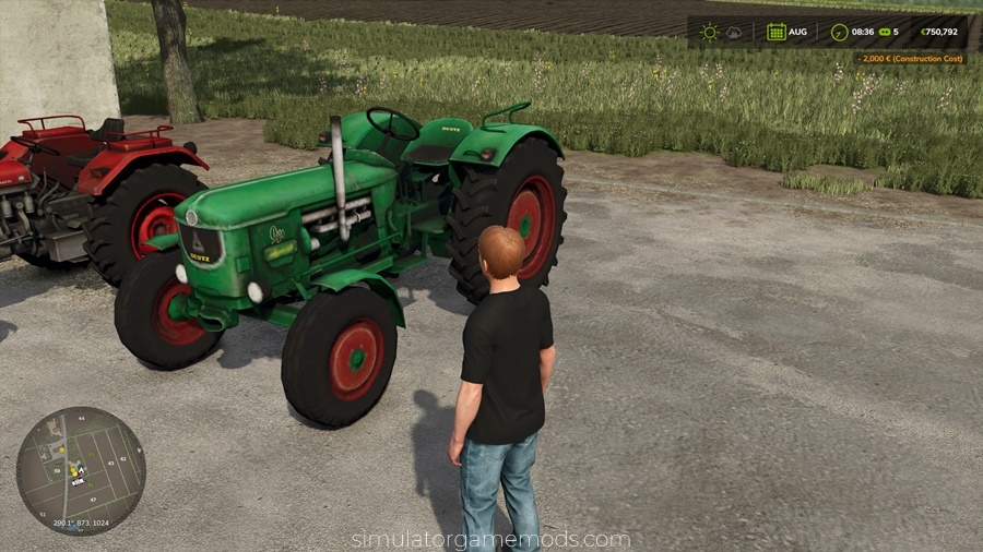 FS25 - Placeable Decoration Deutz D80