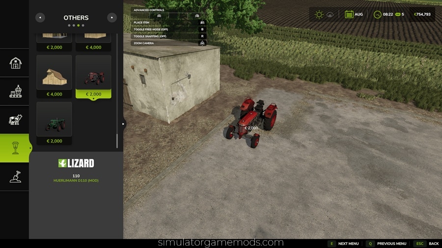 FS25 - Decoration Huerlimann D110