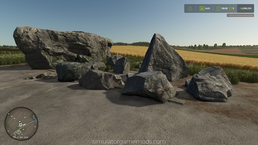 FS25 - Decorative Rocks Pack