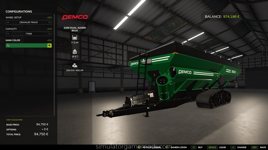 FS25 - Demco Series 2200 Bulk Auger Wagon