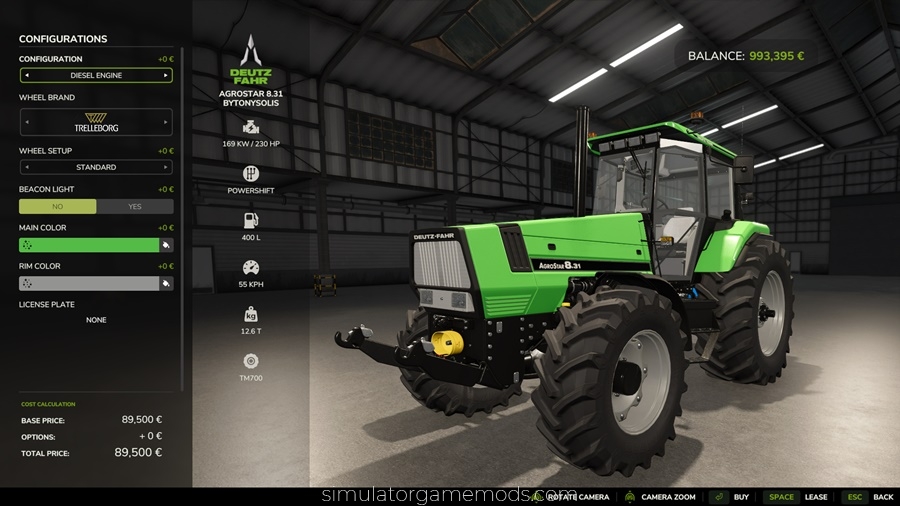 FS25 - Deutz Agrostar 831