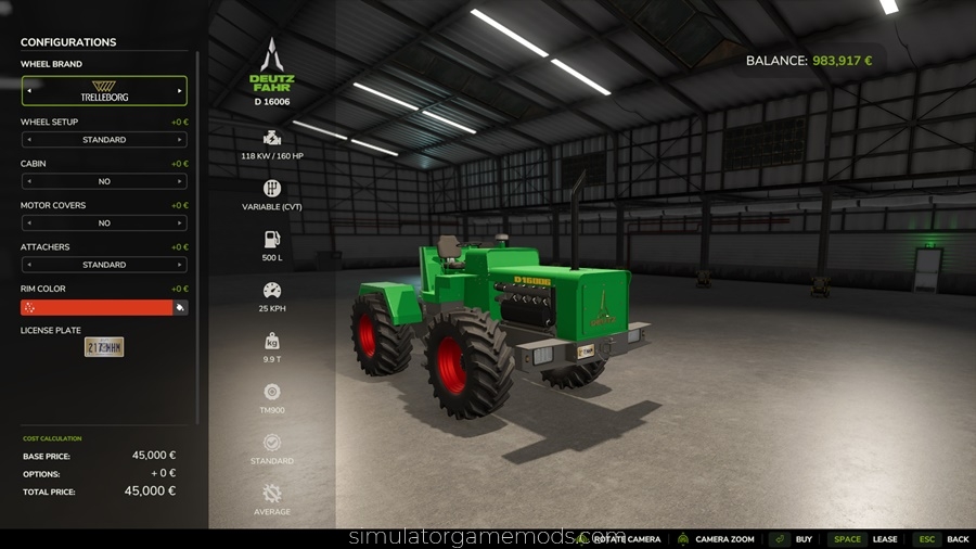 FS25 - Deutz Fahr D16006