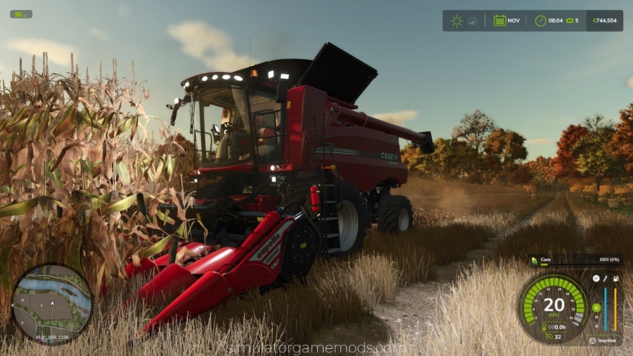 FS25 - Diamant 8 Rust Edition Cutter Speed Mod