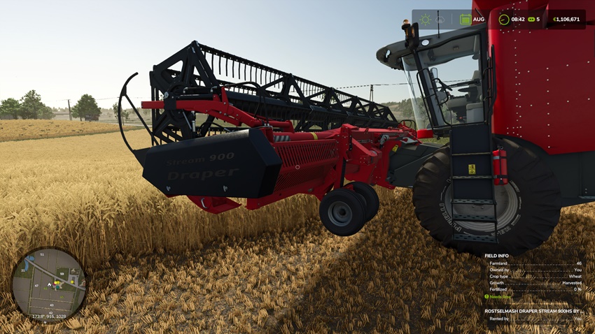 FS25 - Draper Stream 900 Cutter