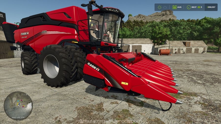 FS25 - Dynamic Headerspeed / Case IH Harvester