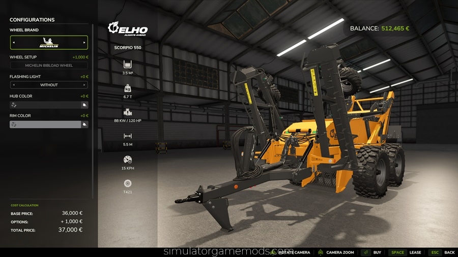 FS25 - ELHO Scorpio 550
